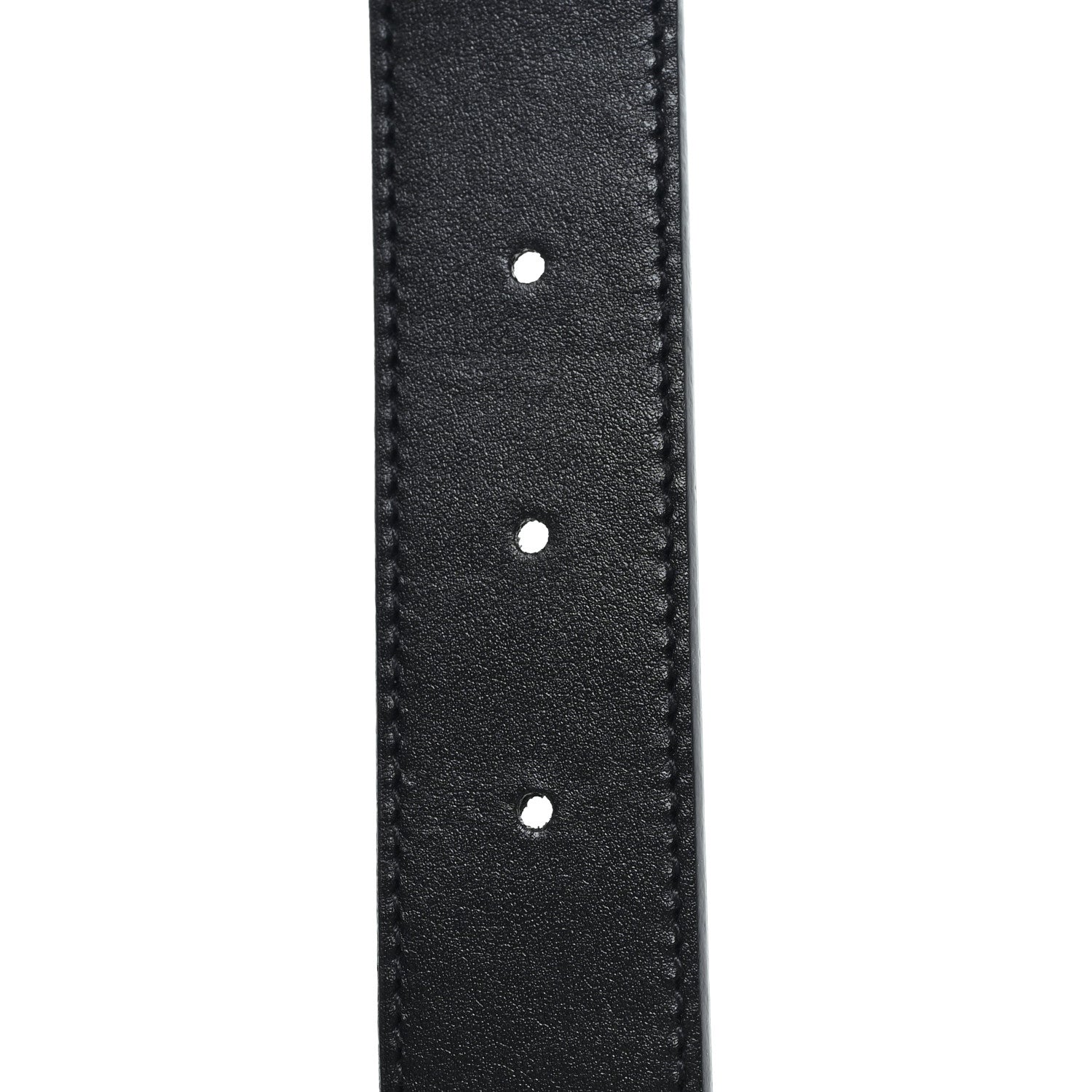 Gucci GG Supreme Monogram Plutone Calfskin Double G Reversible 30mm Belt 105 42 Beige Ebony New Acero 4 of 6