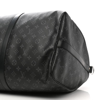Louis Vuitton Monogram Eclipse Keepall Bandouliere 55 8 of 9