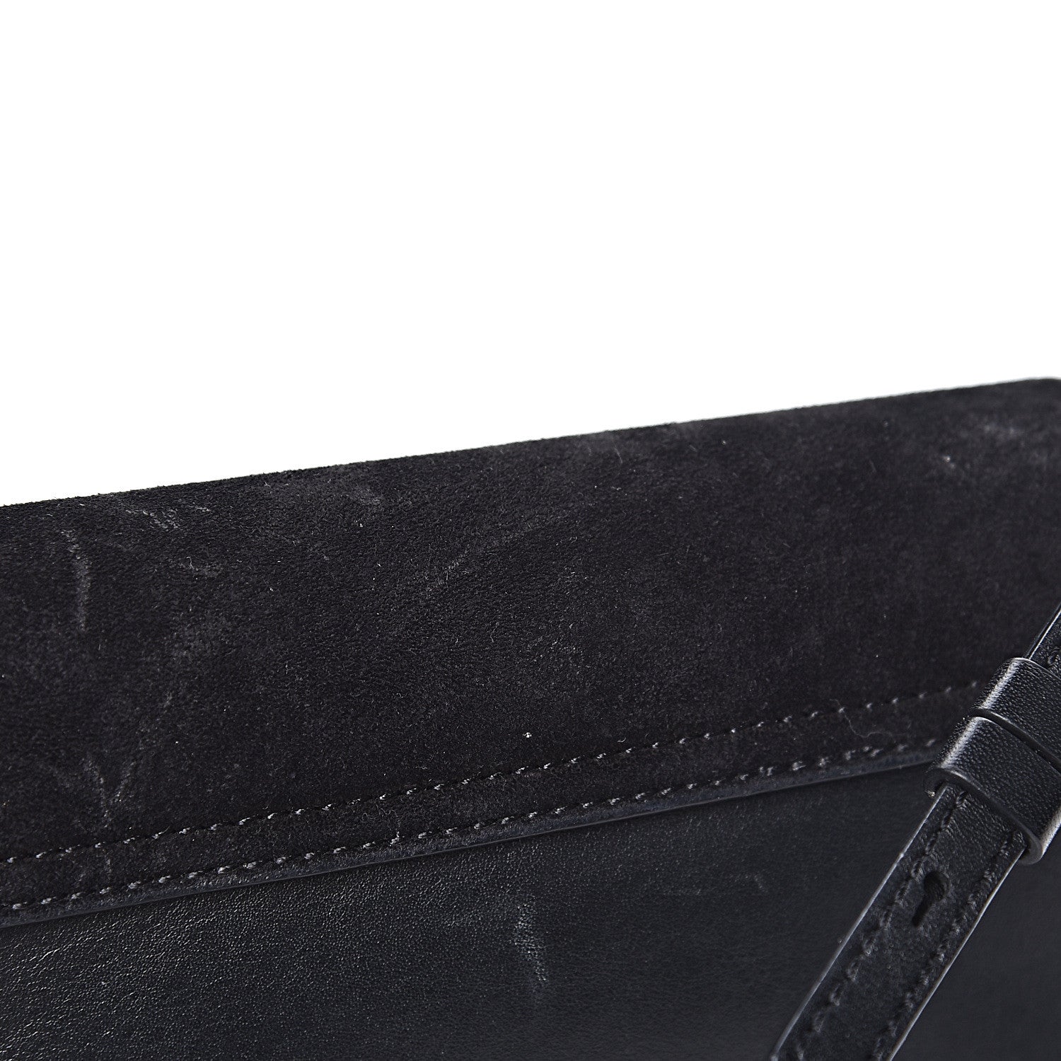 Chloe Suede Calfskin Mini Faye Shoulder Bag Black 18 of 22