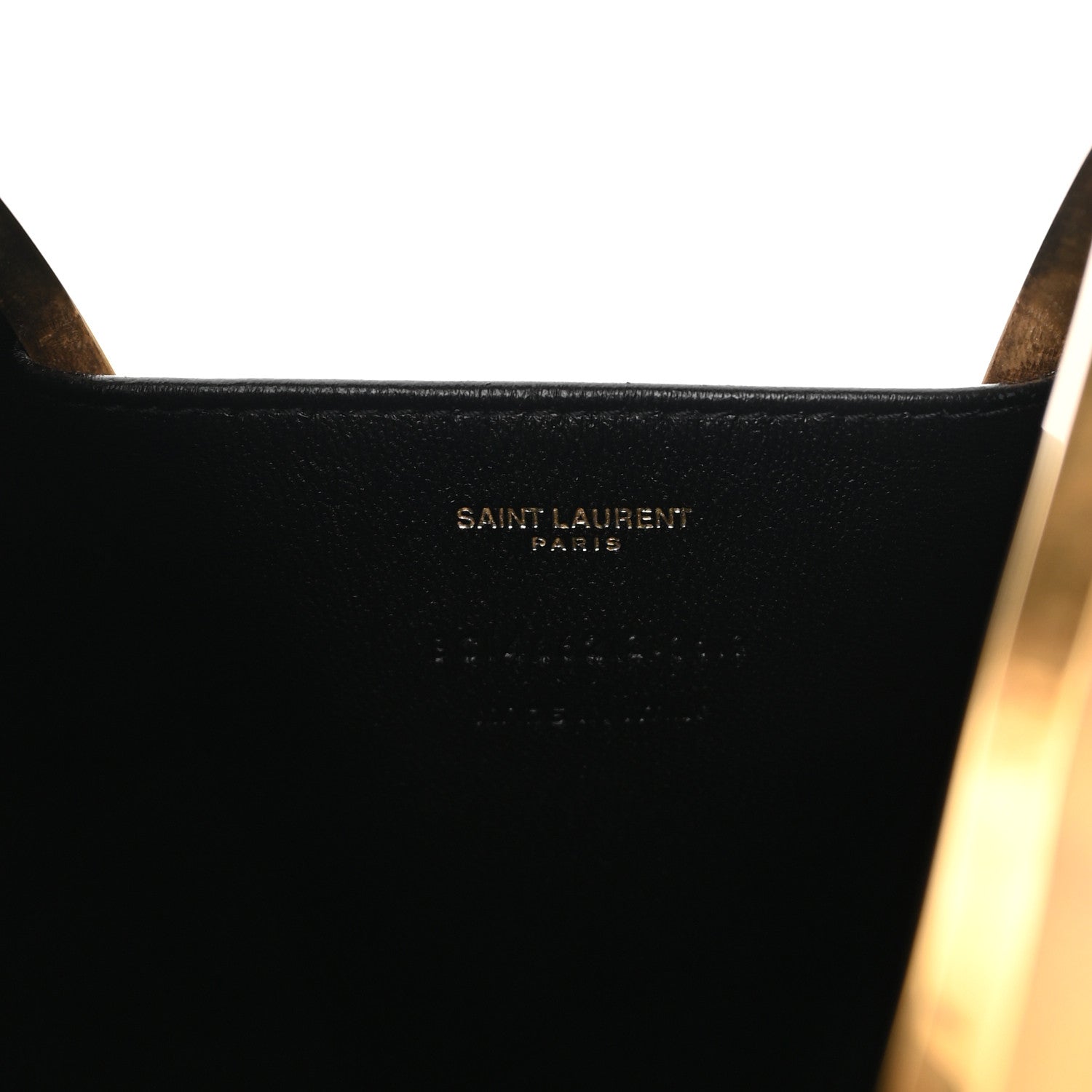 Saint Laurent Smooth Calfskin Heart Monogram Love Box Crossbody Gold 6 of 14
