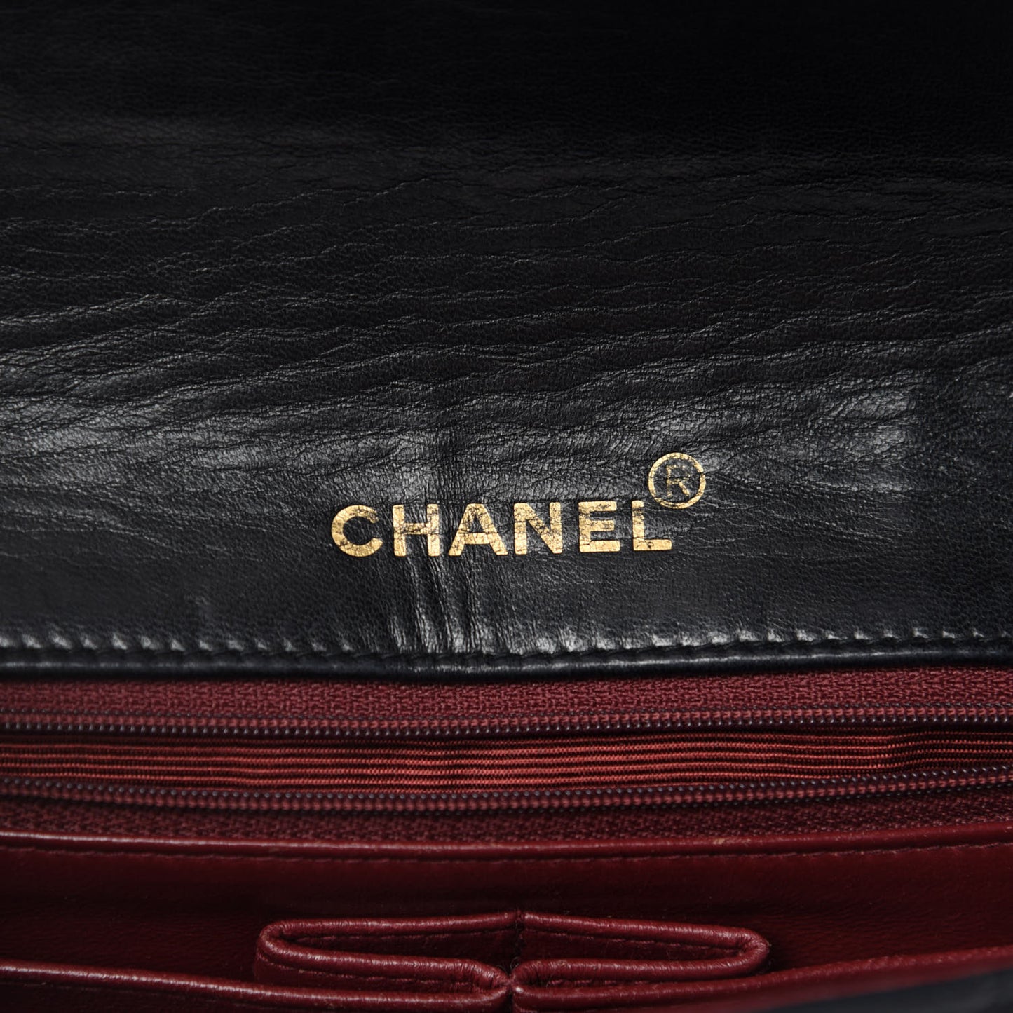 Lambskin Quilted Small Single Flap Black