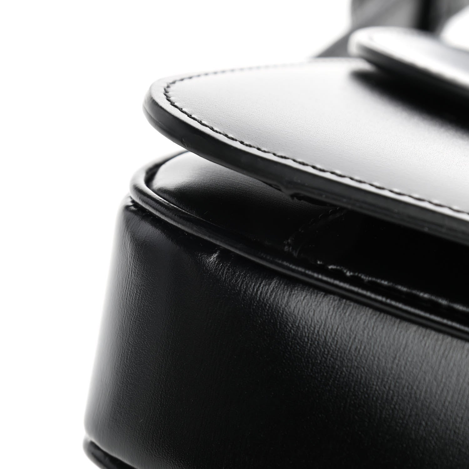 Celine Shiny Calfskin Medium Triomphe Black 13 of 13