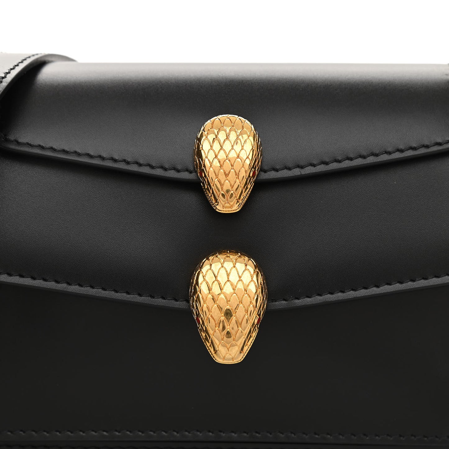 x ALEXANDER WANG Calfskin Serpenti Belt Bag Black