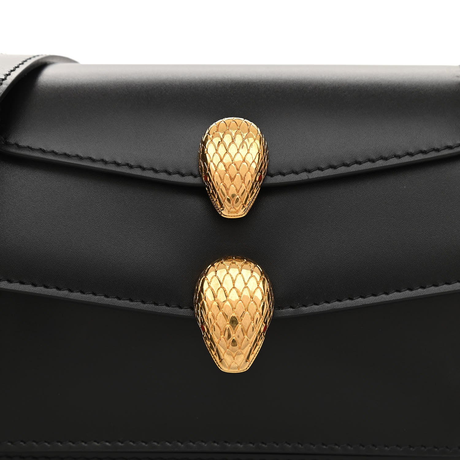 Bulgari x ALEXANDER WANG Calfskin Serpenti Belt Bag Black 9 of 10