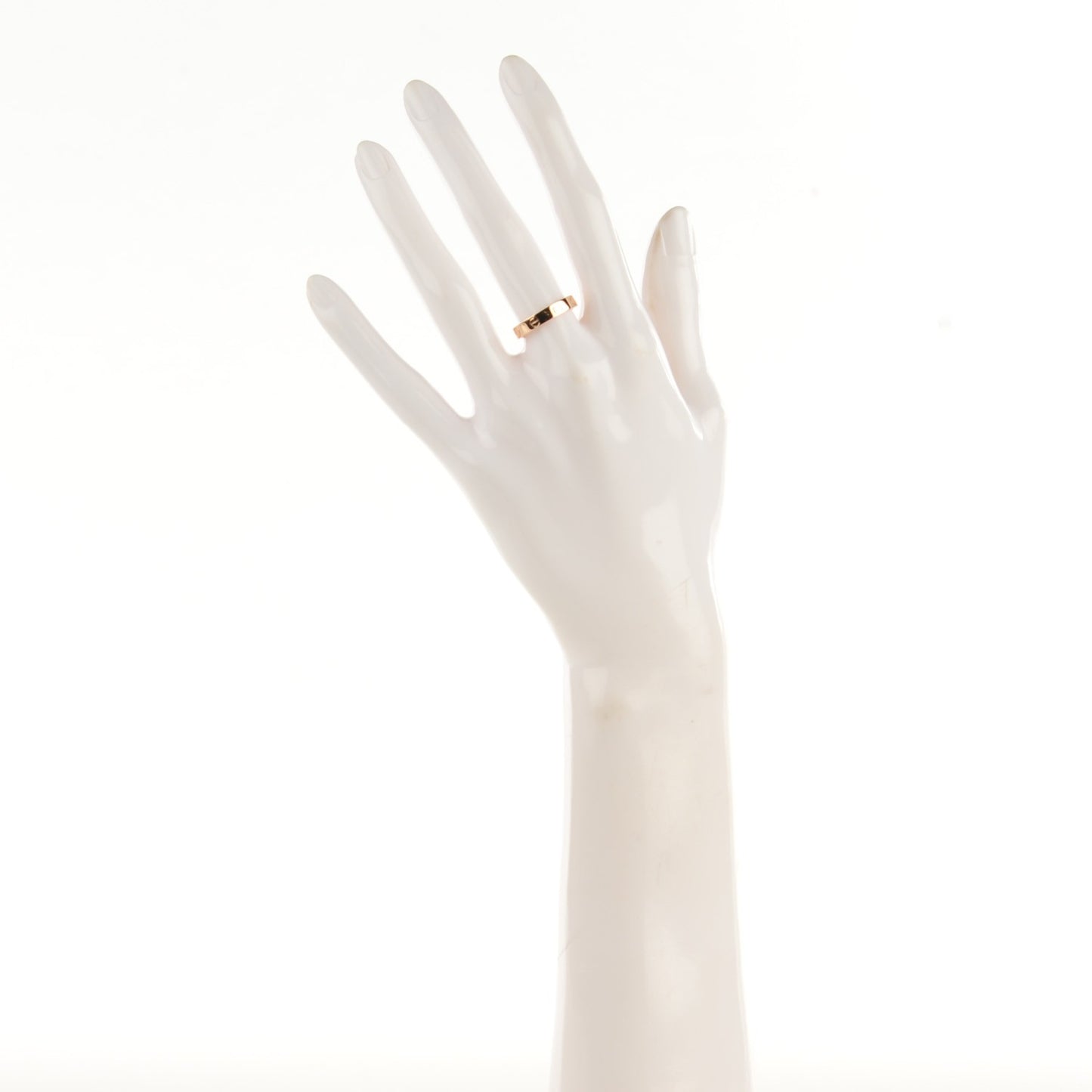 18K Pink Gold 4mm LOVE Wedding Band Ring 52 6