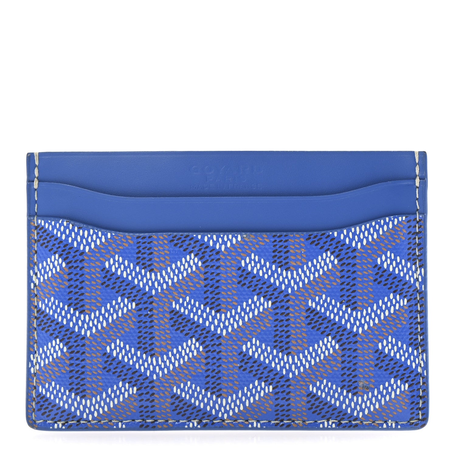 Goyard Goyardine Saint Sulpice Card Holder Sky Blue 1 of 7
