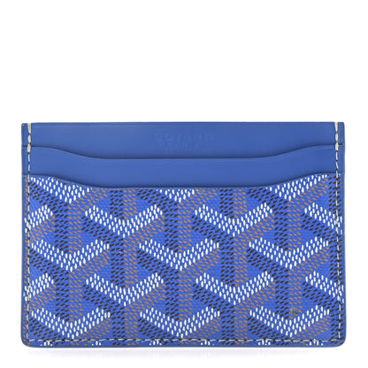 Goyard Goyardine Saint Sulpice Card Holder Sky Blue 1 of 7