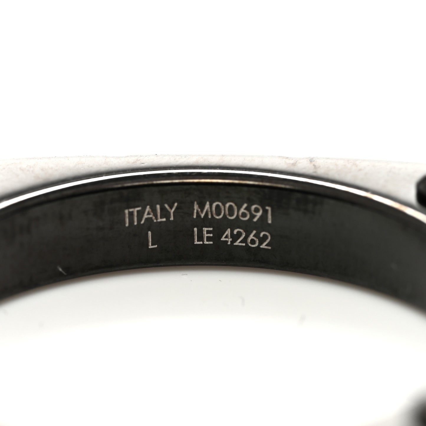 Monogram Bold Rings L 62 10 Gold Black