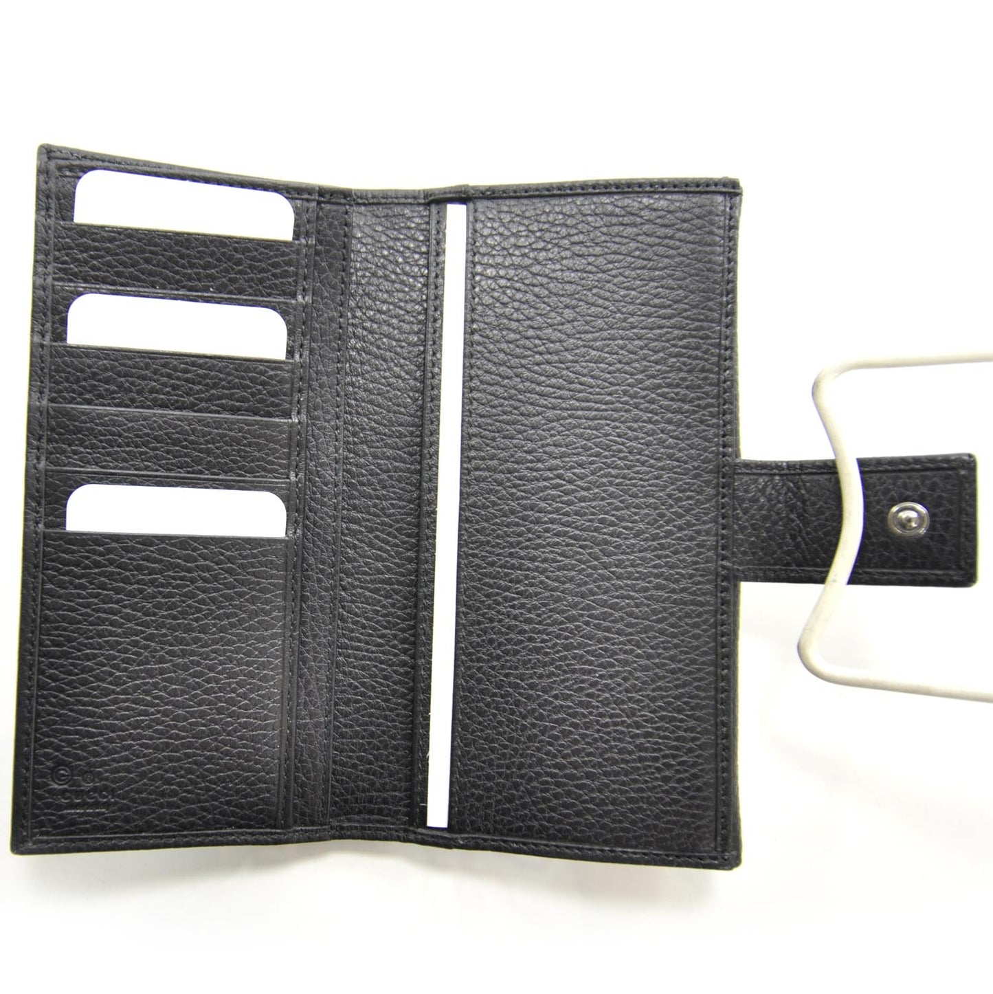 Monogram Nylon Leather Continental Wallet Black