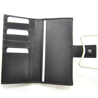 Gucci Monogram Nylon Leather Continental Wallet Black 5 of 8
