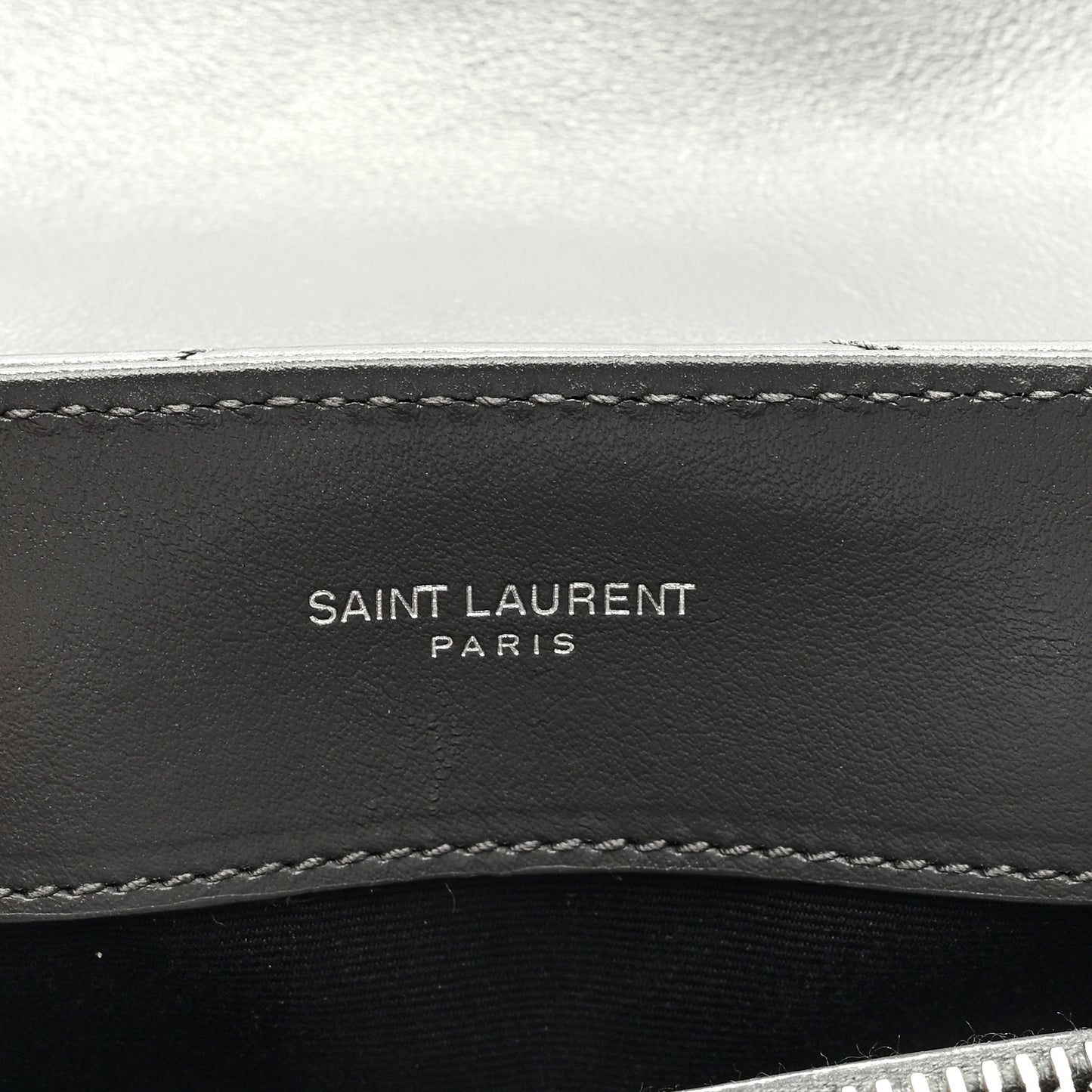 Calfskin Y Quilted Monogram Small Loulou Chain Satchel Storm
