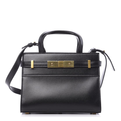 Saint Laurent Smooth Calfskin Manhattan Nano Shopper Tote Black 1 of 10