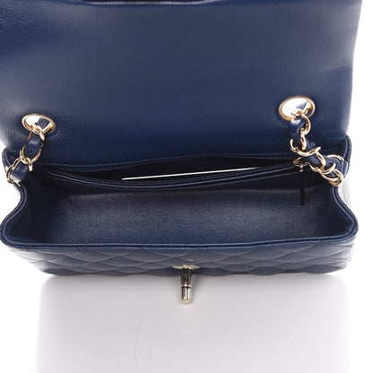 Chanel Caviar Quilted Mini Rectangular Flap Navy 5 of 8