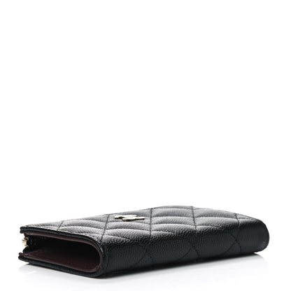 Chanel Caviar Quilted Zipped Key Holder Case Black 3 of 4