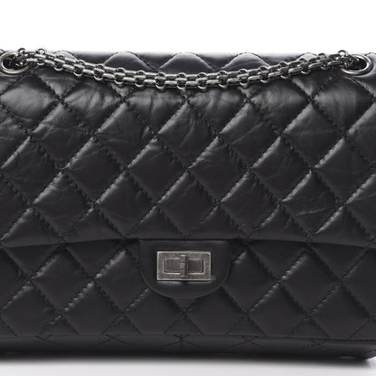 Chanel Aged Calfskin Quilted 2.55 Reissue 226 Flap Black 8 of 12