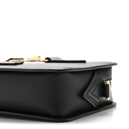 Versace Calfskin Medusa Biggie Shoulder Bag Black 9 of 11