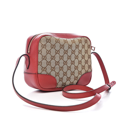 Gucci Monogram Mini Bree Messenger Bag Red 3 of 10
