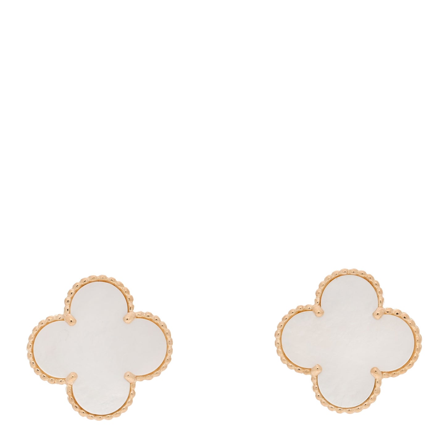 18K Yellow Gold Mother of Pearl Magic Alhambra Earrings