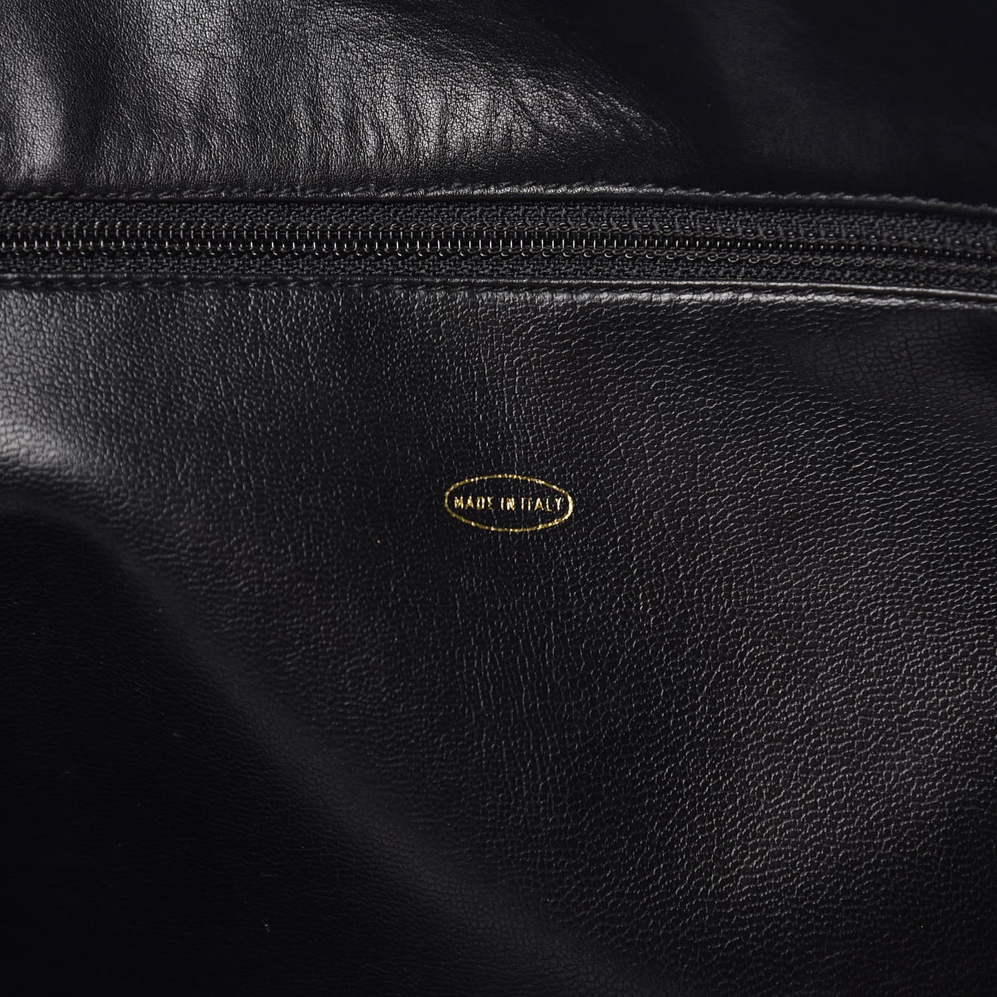 Lambskin Shopping Tote Black