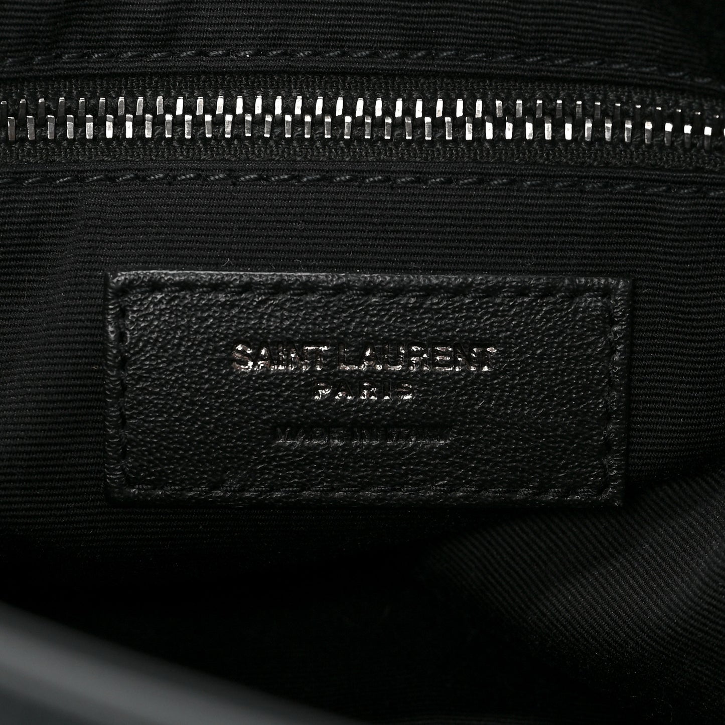 Vintage Lambskin Chevron Monogram Medium Nolita Dark Smog