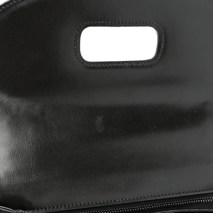 Gucci Boarded Dyana Lux Calfskin Web Monochrome Medium Bamboo 1947 Top Handle Bag Black 11 of 11