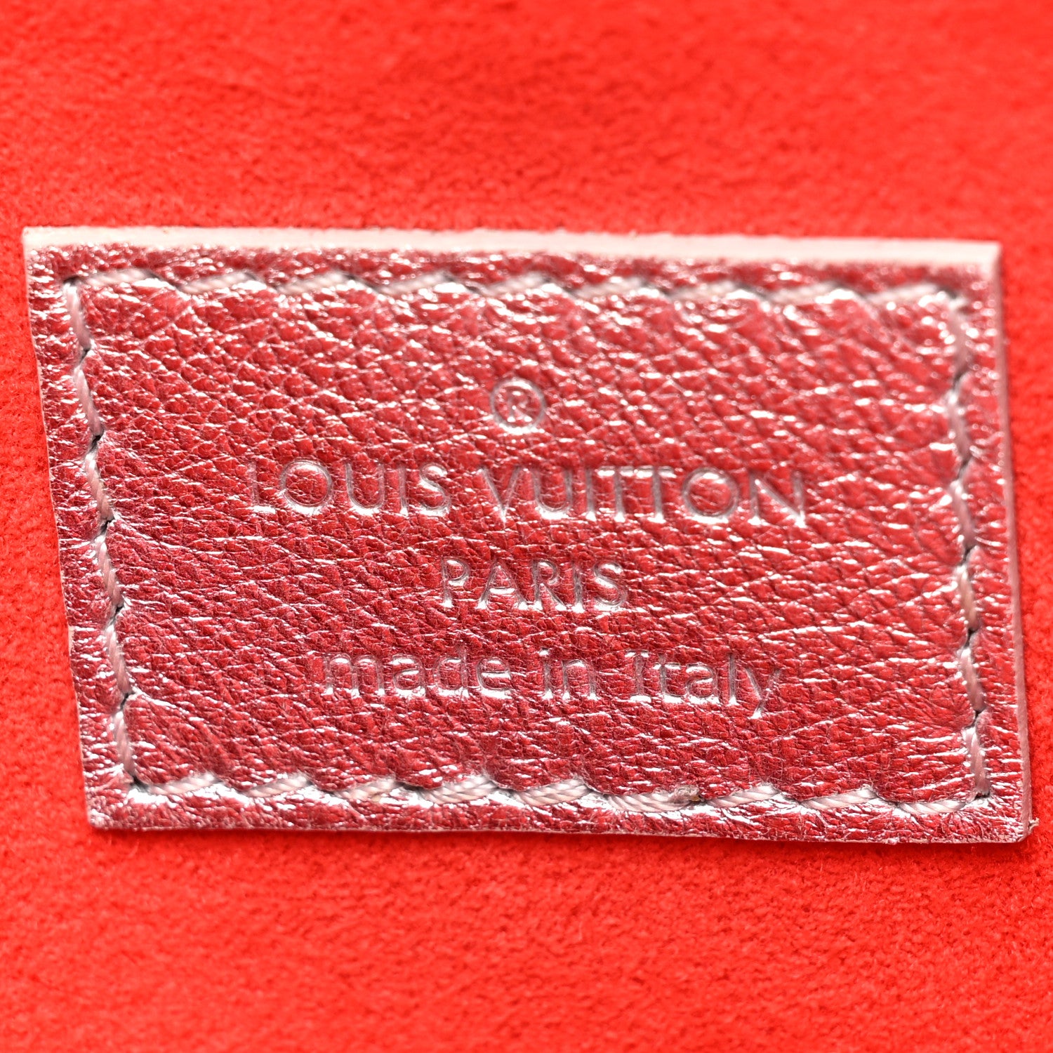 Louis Vuitton Metallic Lambskin Embossed Monogram Coussin PM Silver 8 of 14