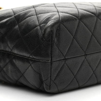 Chanel Caviar Quilted Shopping Tote Black 9 of 12