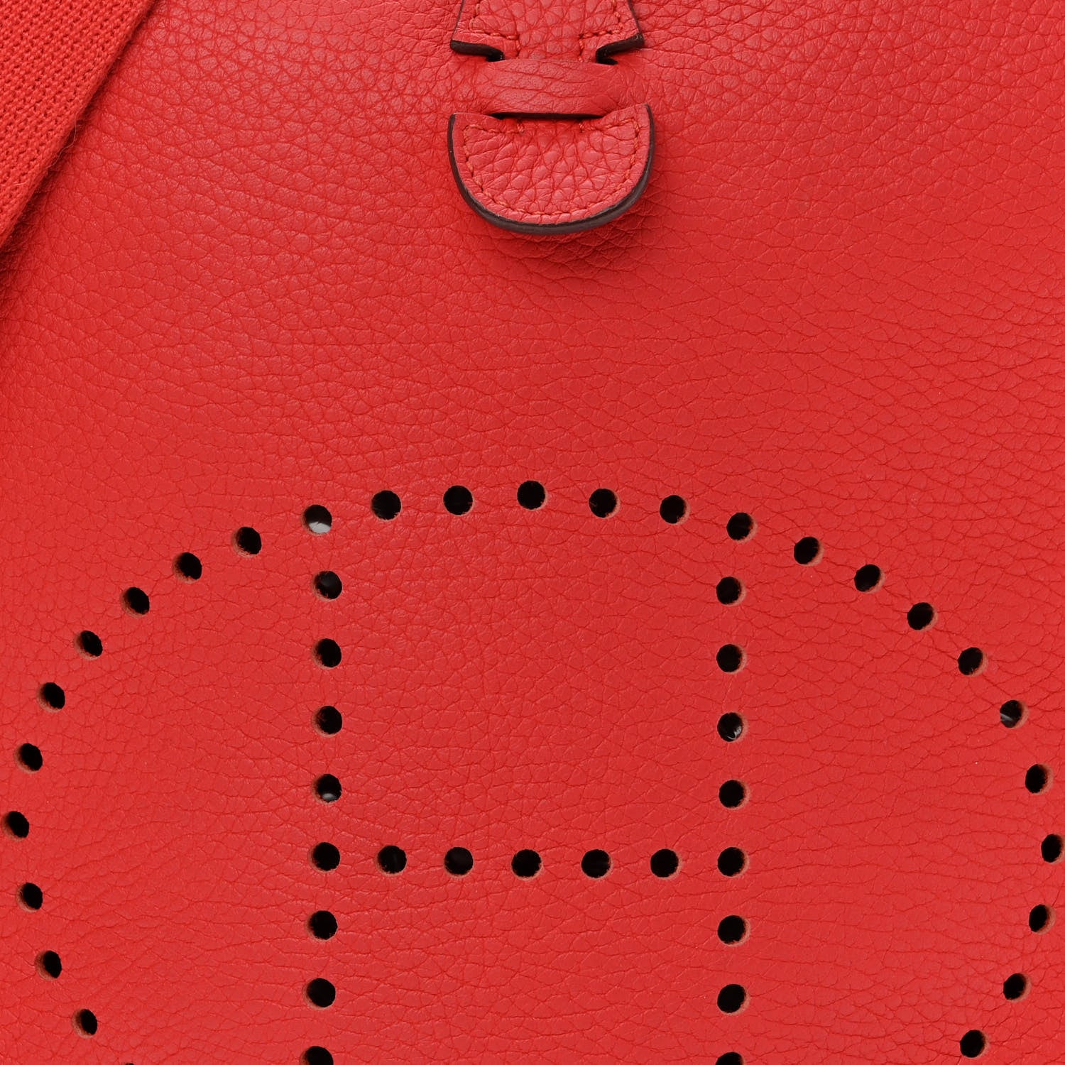 Hermes Taurillon Clemence Evelyne III PM Rouge Tomate 8 of 12
