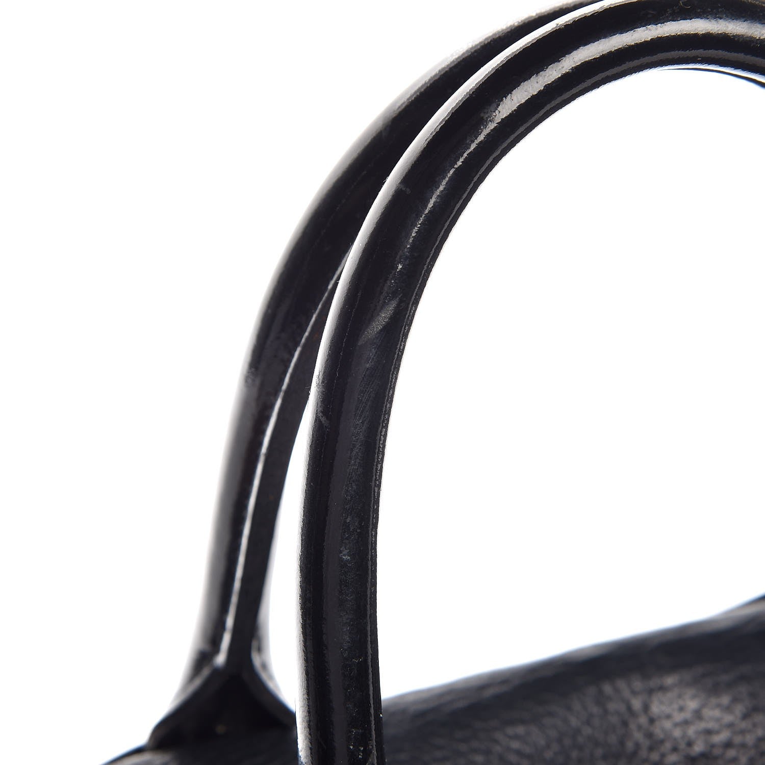 Chanel Caviar Patent Large Bowler Black 10 of 16