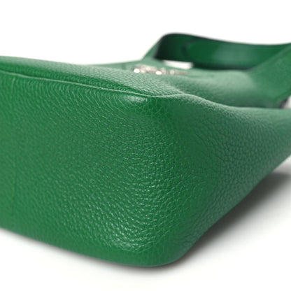 Prada Vitello Daino Soft Mini Dynamique Tote Verde 10 of 10