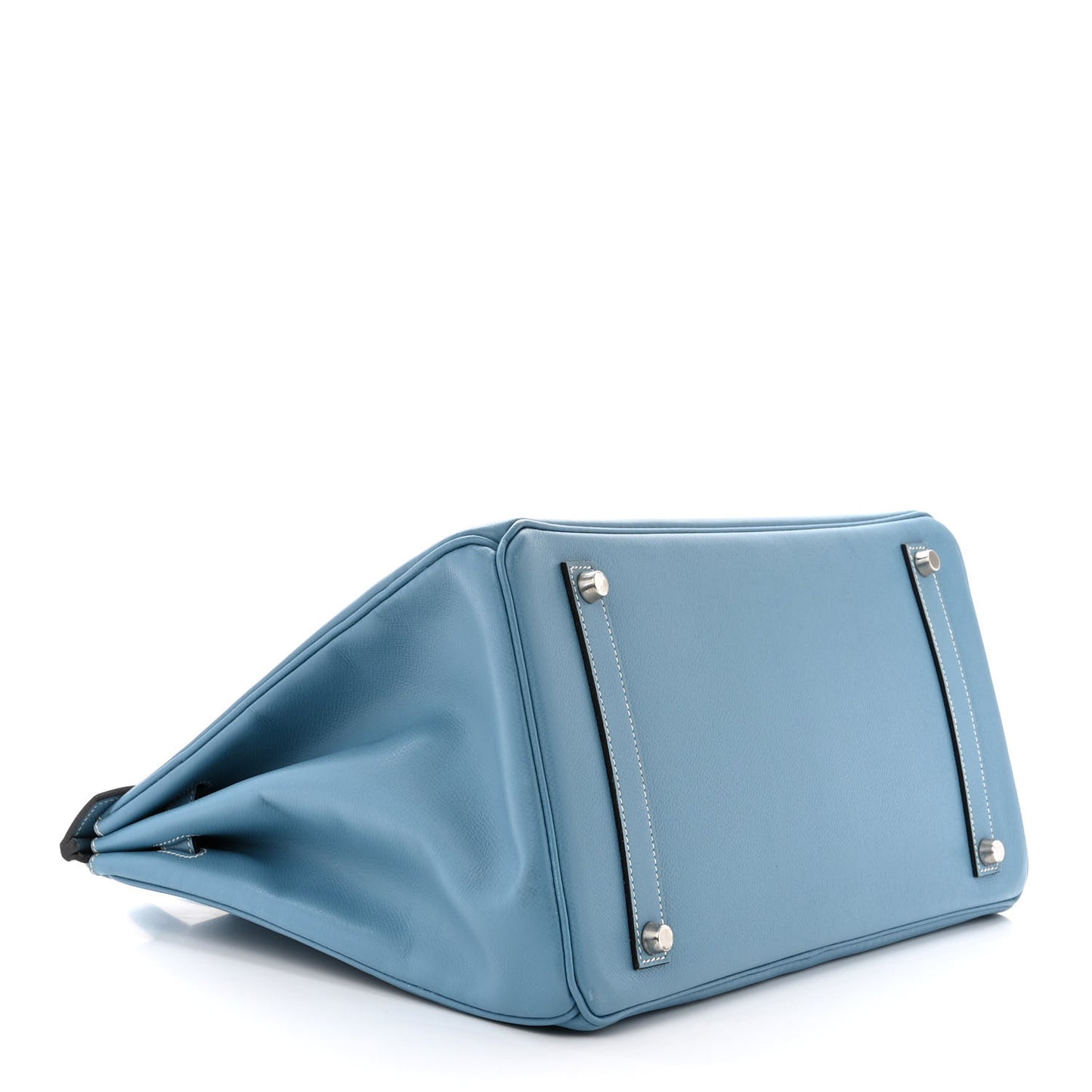 Epsom Birkin 35 Blue Jean