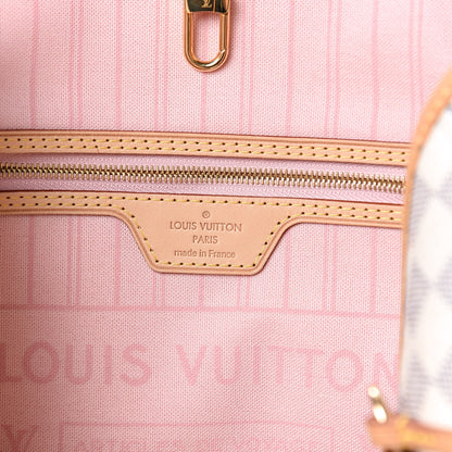 Louis Vuitton Damier Azur Neo Neverfull MM Rose Ballerine 6 of 10