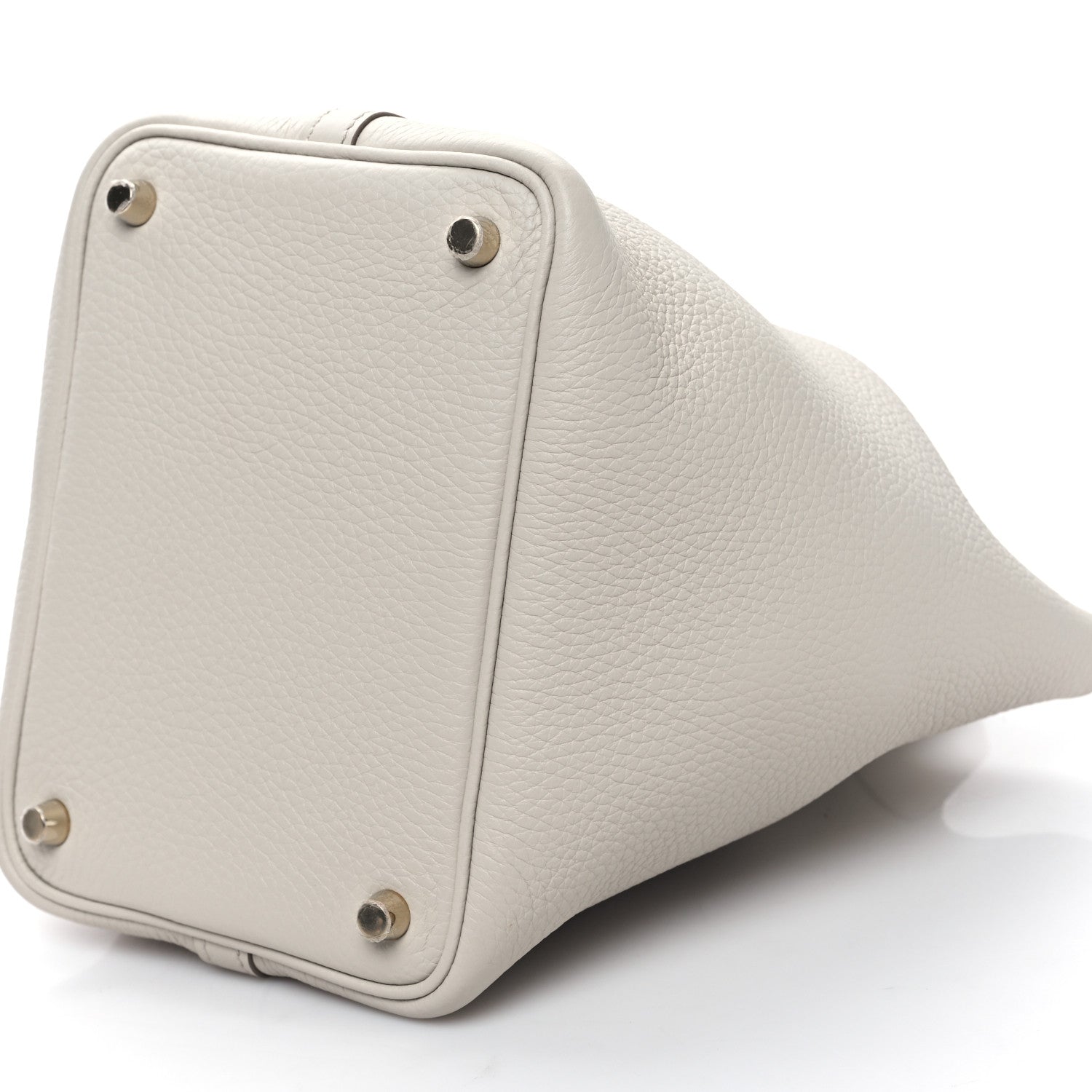 Hermes Taurillon Clemence Picotin Lock 18 PM Gris Perle 9 of 10