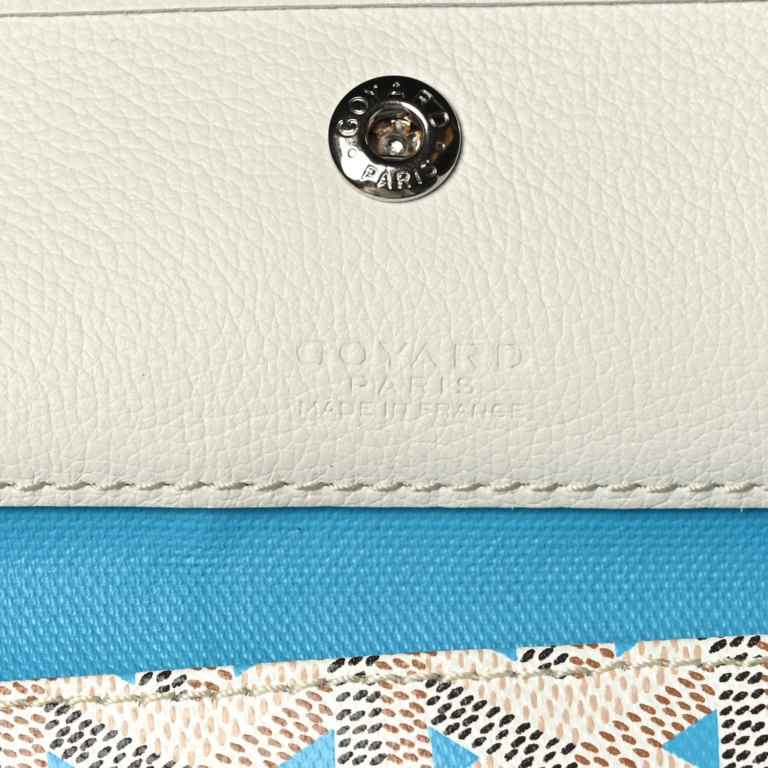 Goyard Goyardine Saint Louis Claire Voie GM White Opaline 7 of 10
