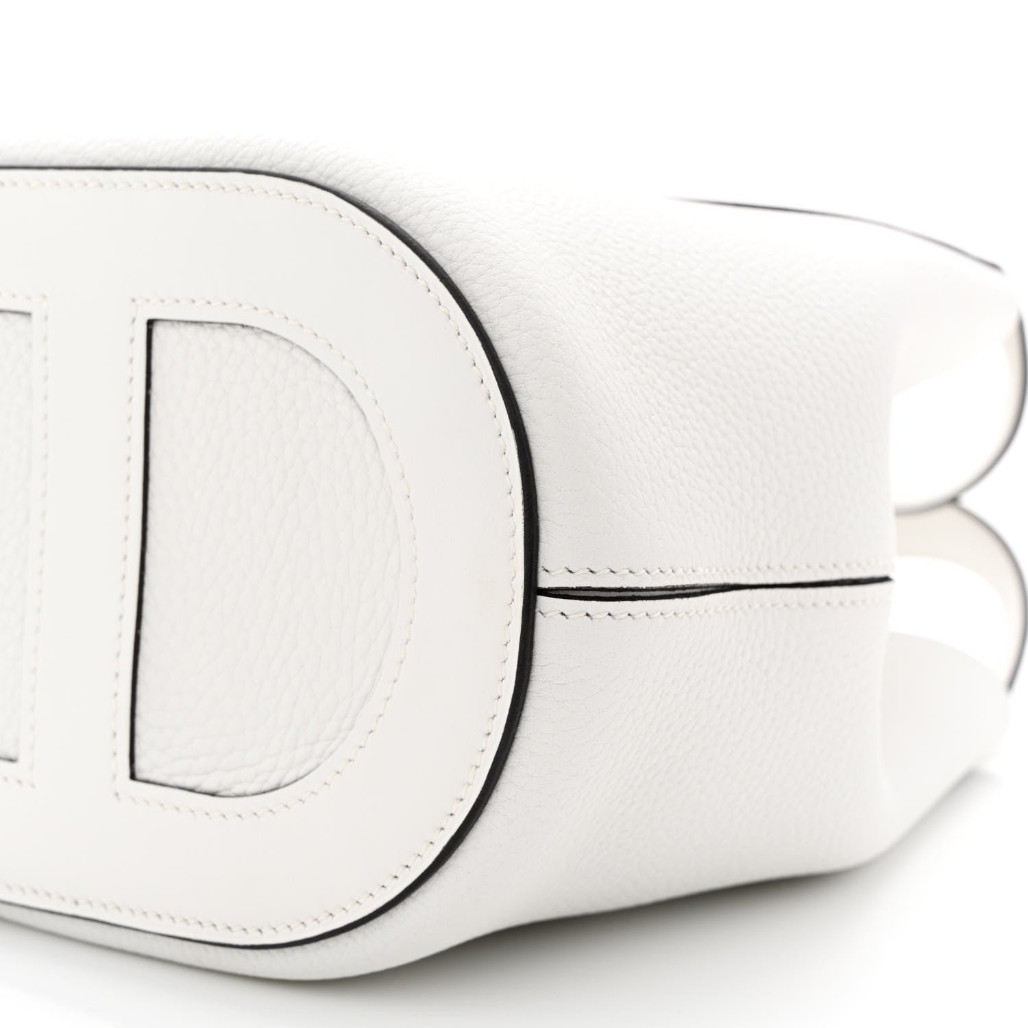Hermes Taurillon Clemence Swift In-The-Loop 18 Bag New White 10 of 11