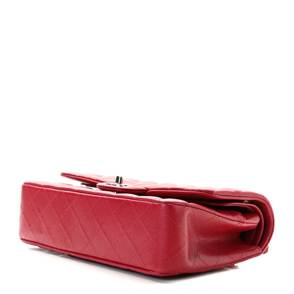 Chanel Caviar Quilted Medium Double Flap Red 6 of 11