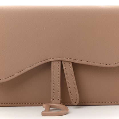 Christian Dior Ultra Matte Calfskin Saddle Belt Clutch Rose Des Vents 9 of 12