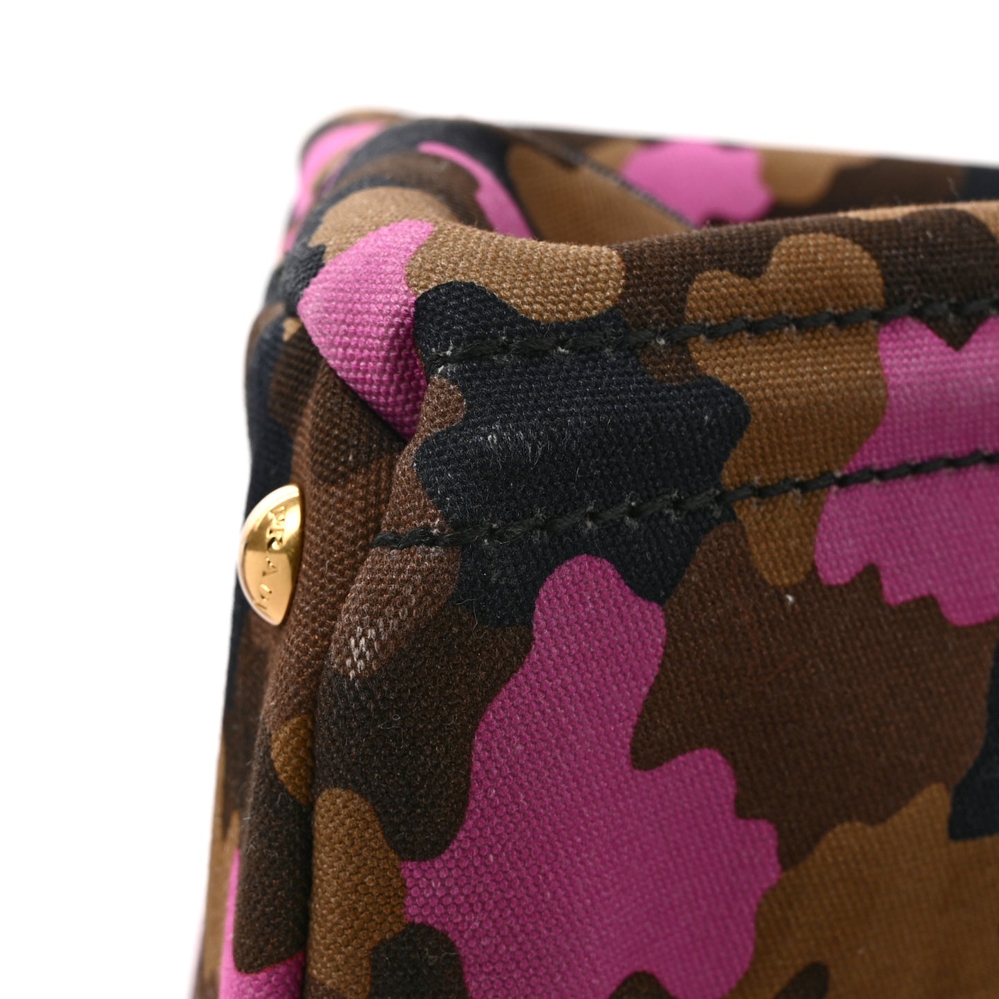 Canapa Camouflage Tote  Pink Brown