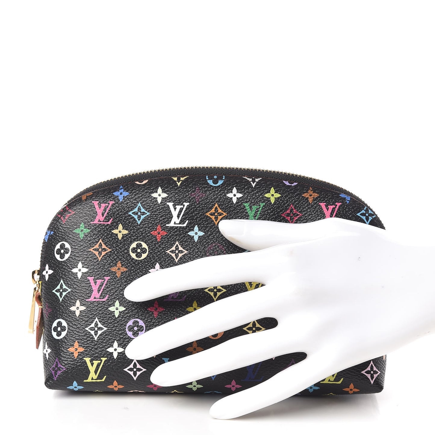 Monogram Multicolor Cosmetic Pouch Black Grenade