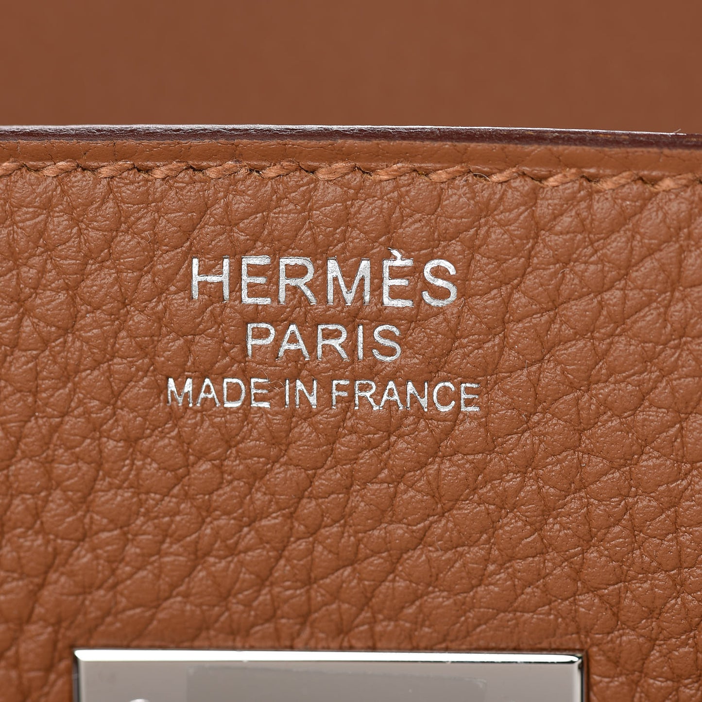 Togo Swift Officier Birkin 30 Gold Ambre