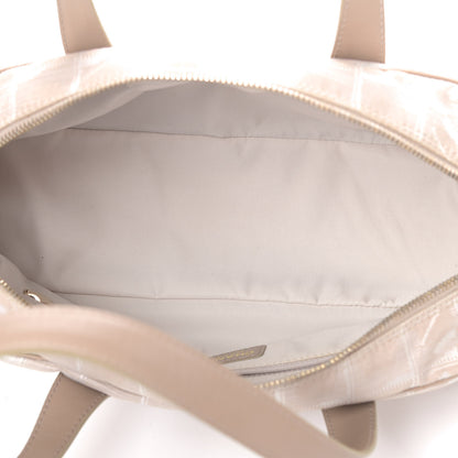 Chanel Nylon Travel Bowler Beige 4 of 4