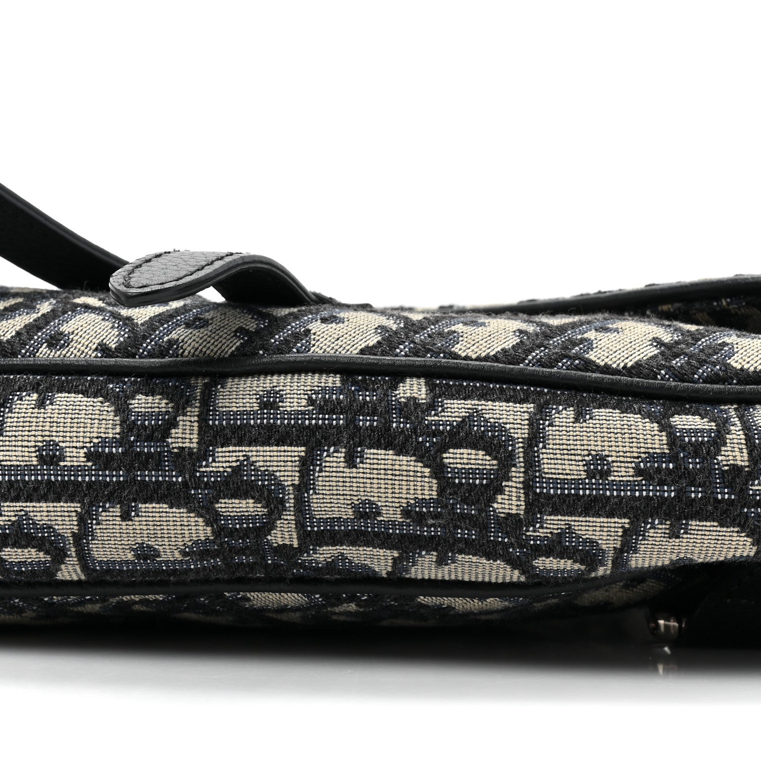Christian Dior Oblique Mens Saddle Bag Black 8 of 9