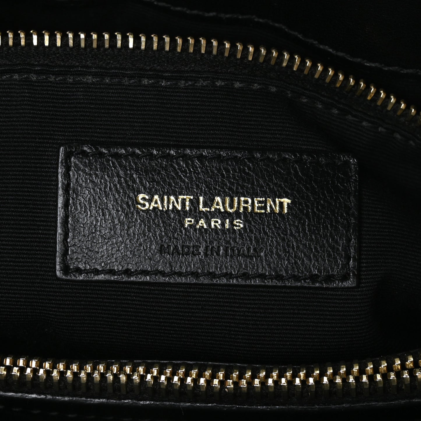 Calfskin Y Quilted Monogram Large Loulou Chain Satchel Black