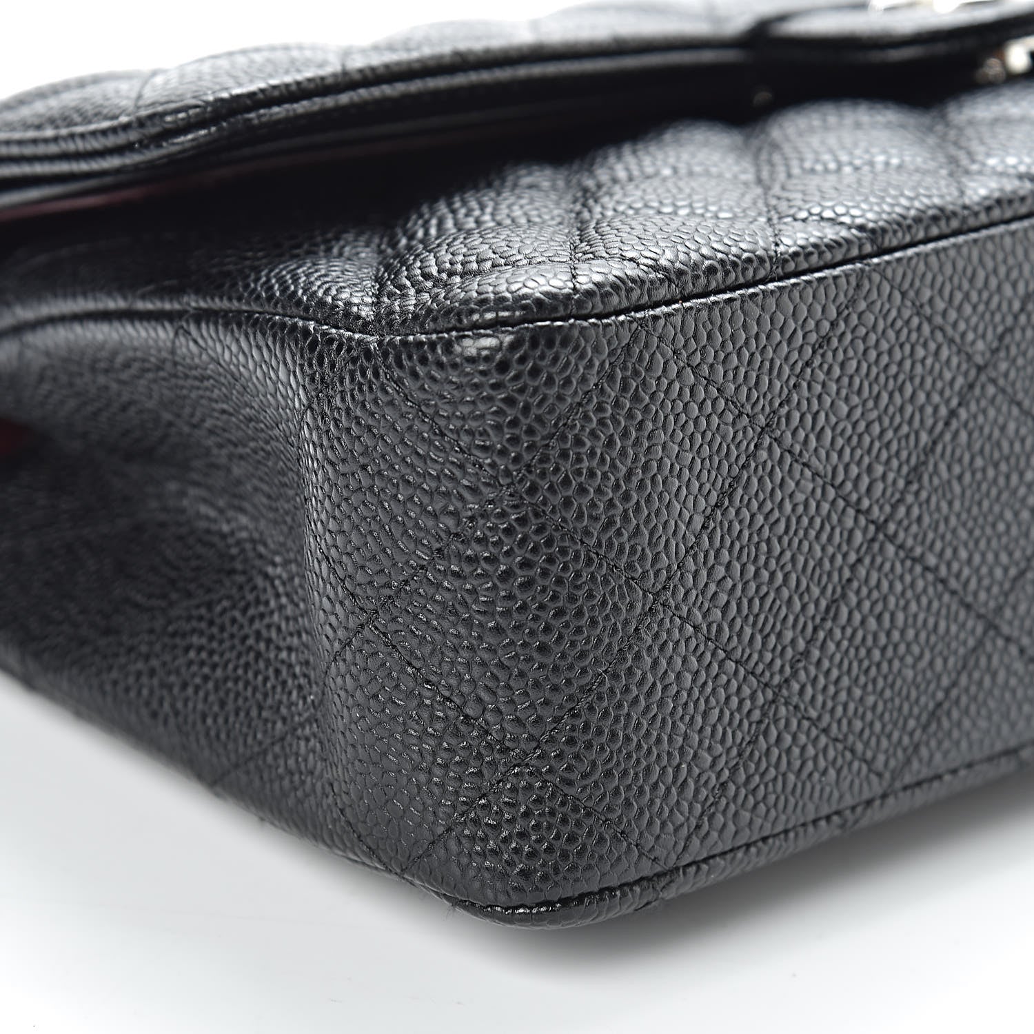 Chanel Caviar Quilted Medium Double Flap Black 9 of 11