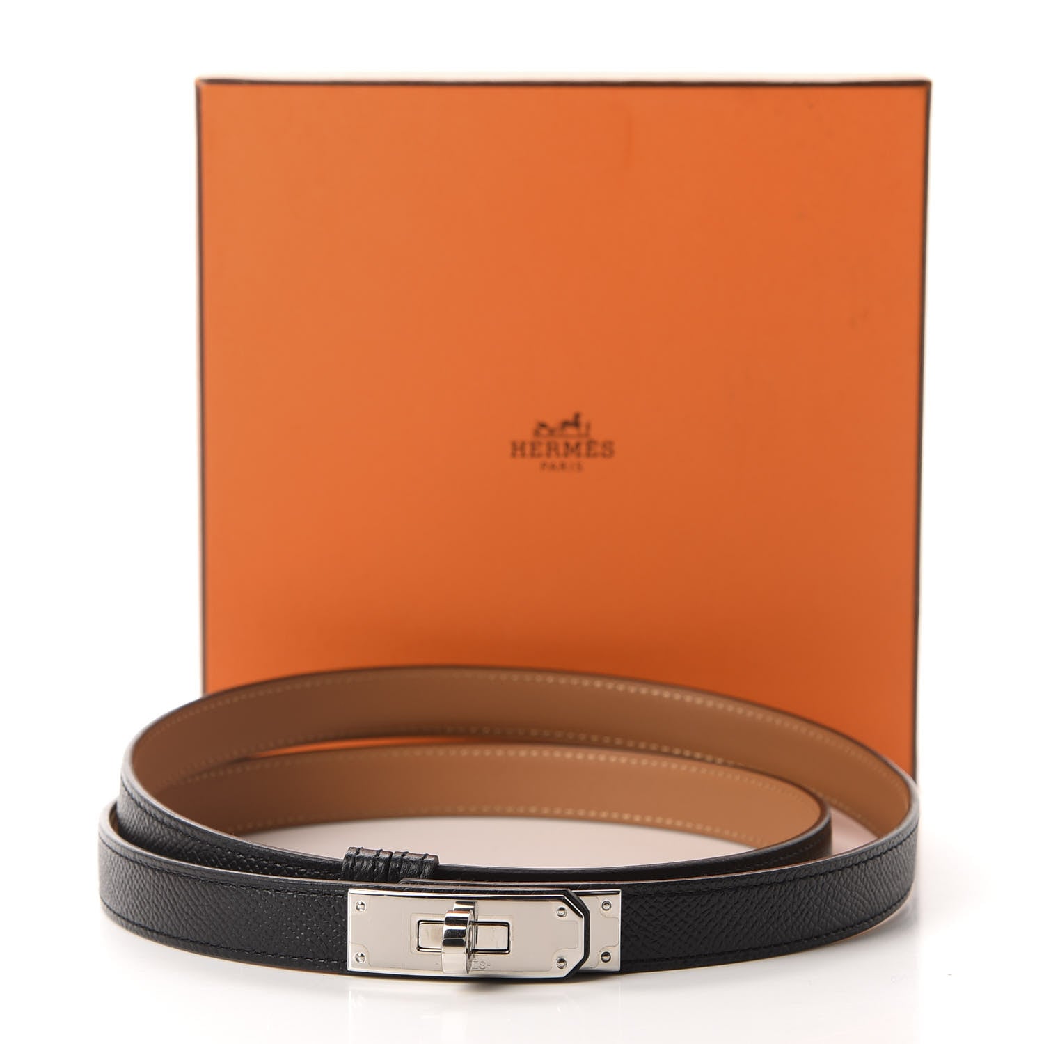 Hermes Epsom Kelly Belt Black 4 of 4