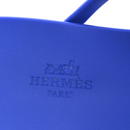 Hermes Rubber Womens Egerie Sandals 40 Bleu Outremer 9 of 11
