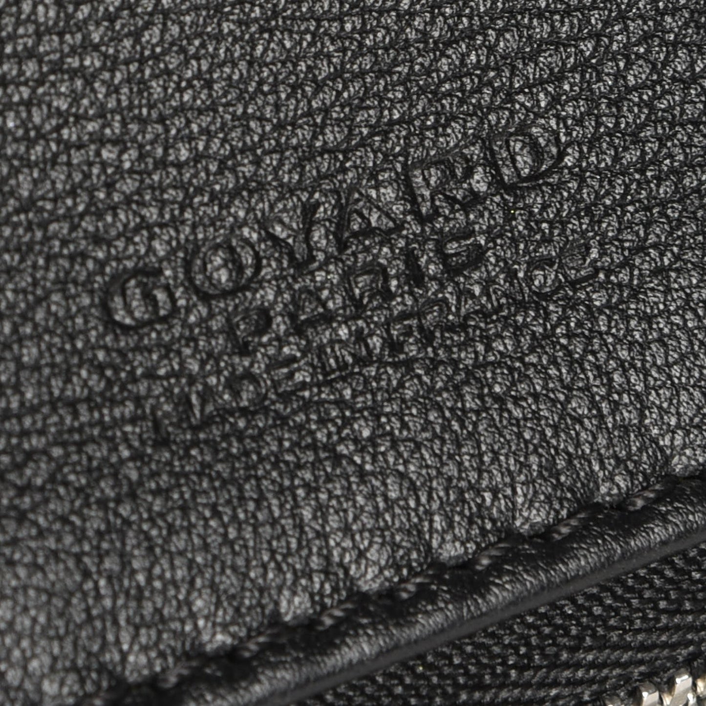 Goyardine Sainte Marie Soft Clutch Black