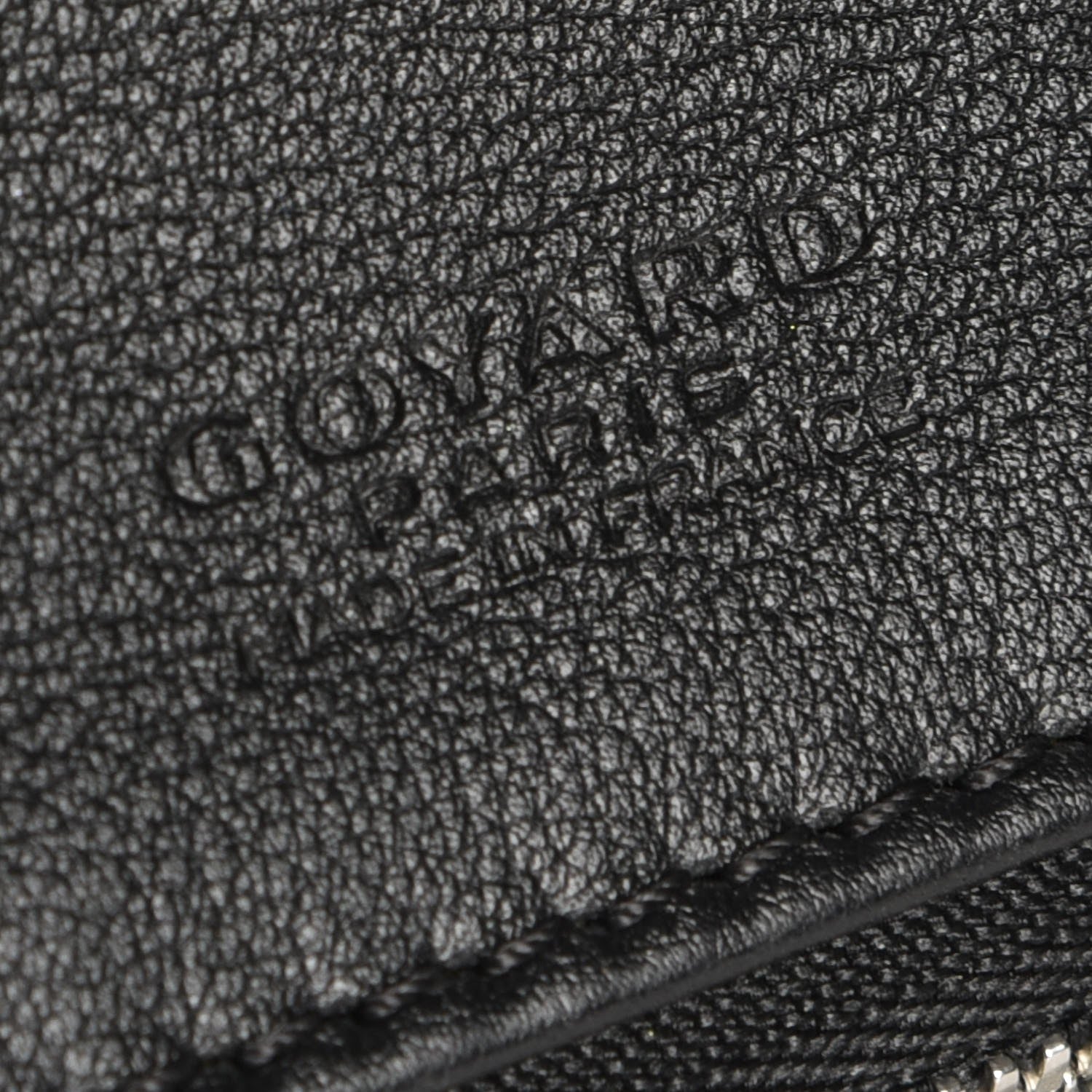 Goyard Goyardine Sainte Marie Soft Clutch Black 5 of 7