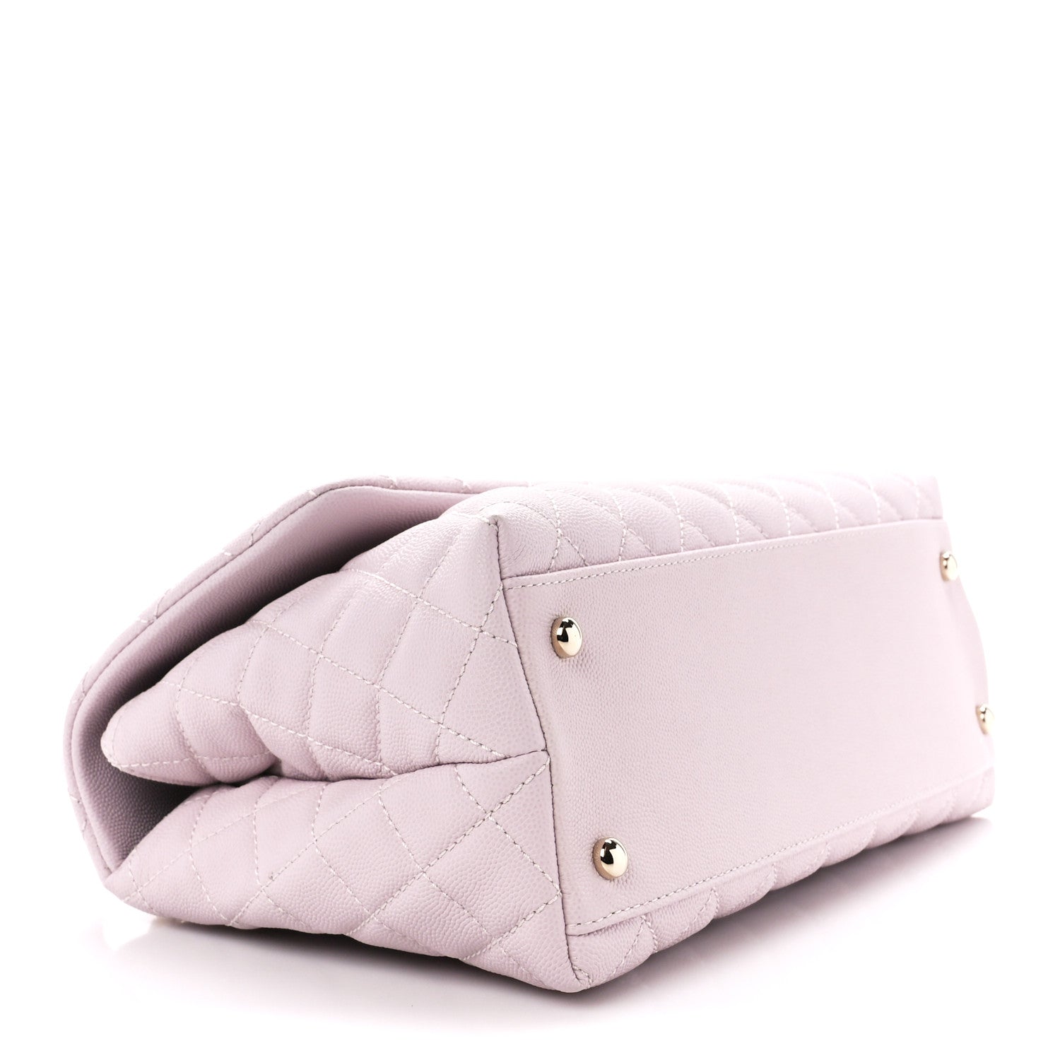 Chanel Caviar Quilted Small Coco Handle Flap Light Pink 4 of 11