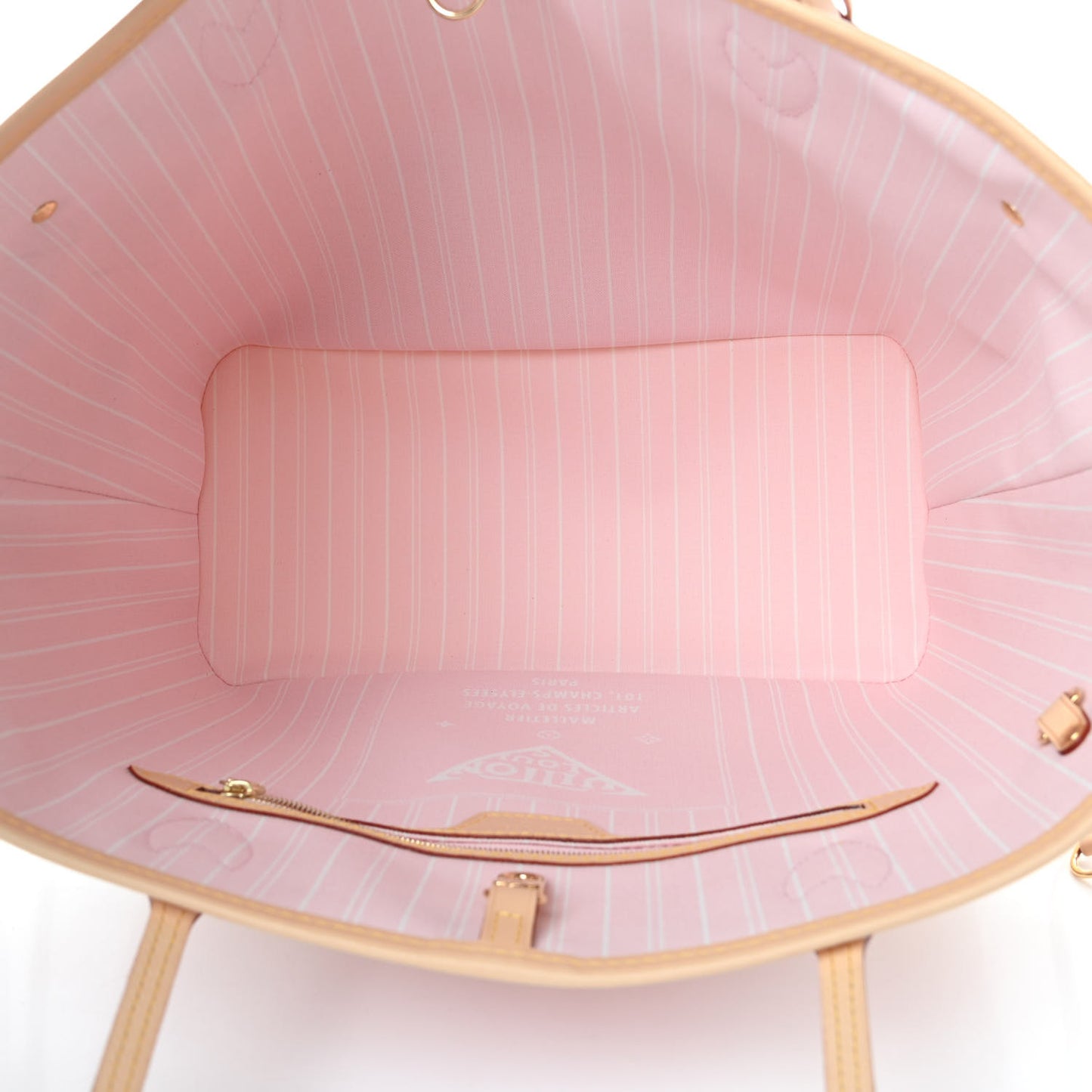 Monogram Giant By The Pool Neverfull MM Light Pink